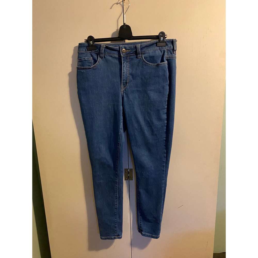 Parasuco Skinny Jeans Womens 12 Blue Excellent Stretch Repreve C8205F